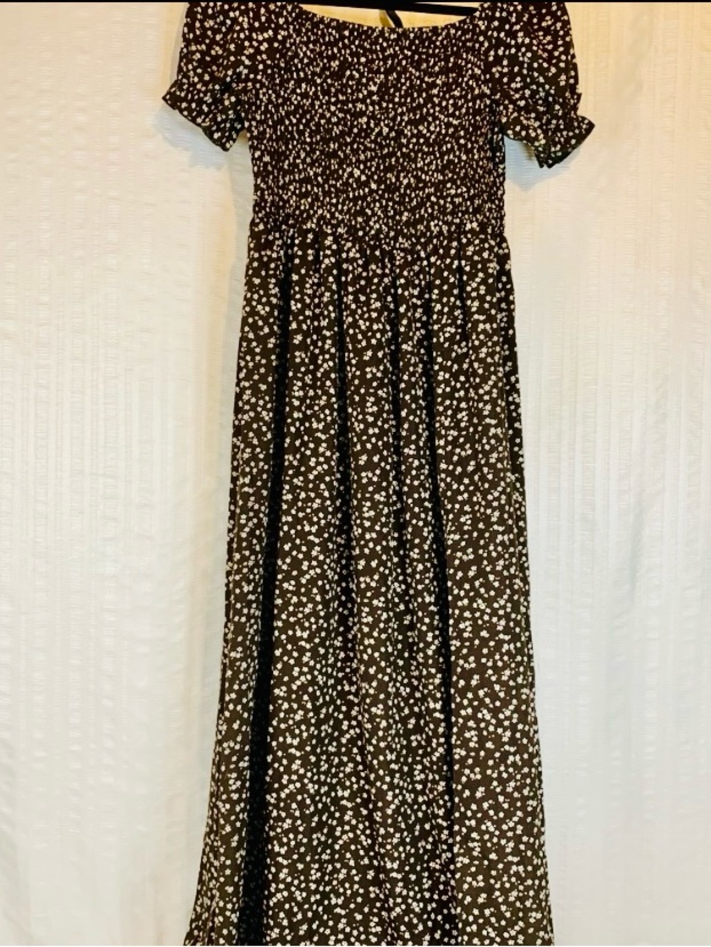 Maxi Dress Brown Floral Maxi Dress